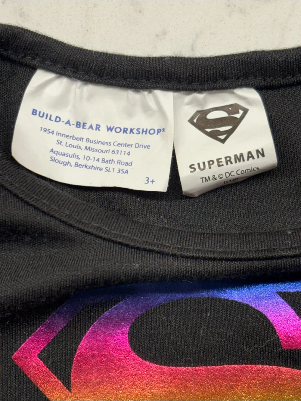 Build a Bear BABW DC Comics Superman Supergirl Set of Tops Plush